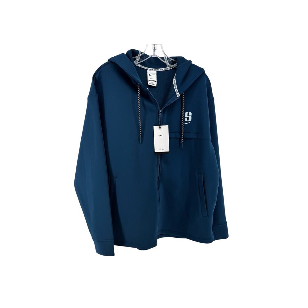 Nike Sabrina Ionescu Dri-FIT Loose Full-Zip Basketball Hoodie Blue Size Large
